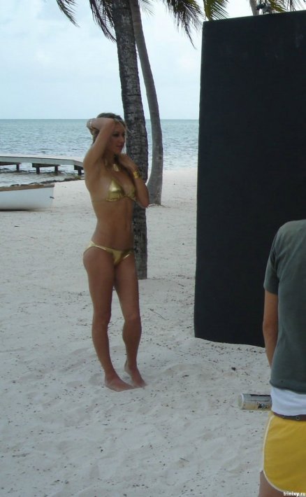 Анна Курникова на съемках для журнала Maxim