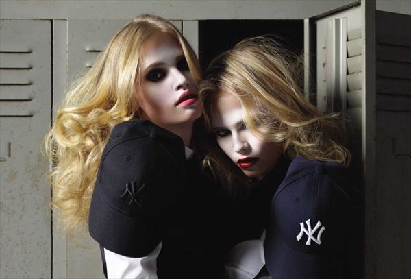 Русская модель и голландская модель в журнале V Magazine