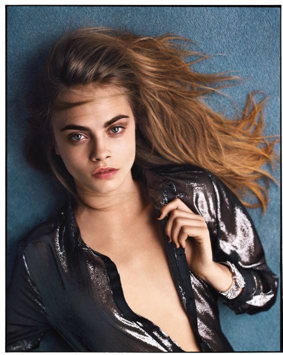 Кара Делевинь (Cara Delevingne) в фотосессии (январь 2014)