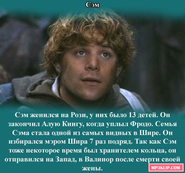 Судьбы персонажей романа "Властелин колец" (8 фото)