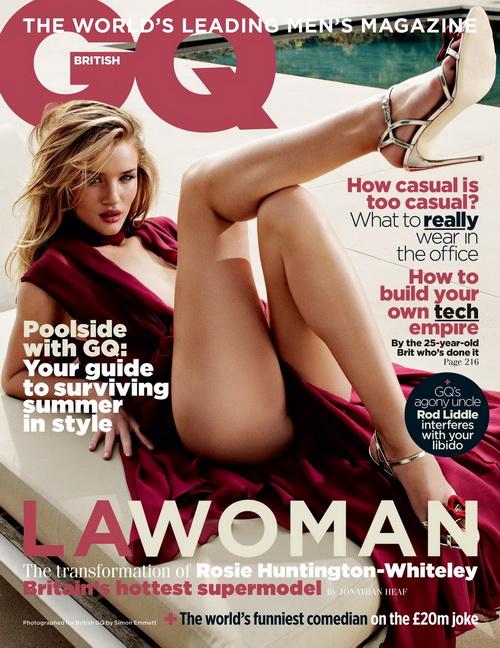 Секси Рози Хантингтон Уитли (Rosie Huntington Whiteley) в GQ Великобритании
