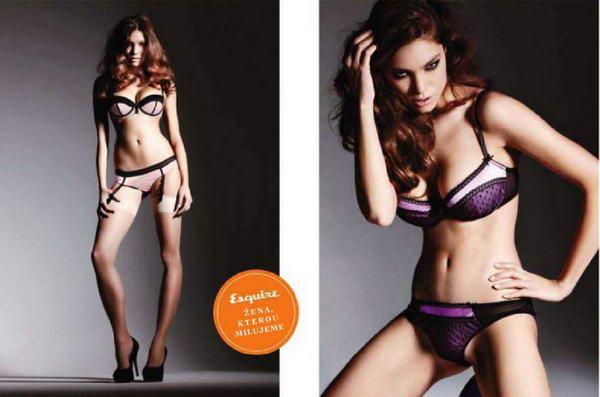 Голая звезда Сильвия Димитрова в журнале Esquire (октябрь 2011, Чехия)