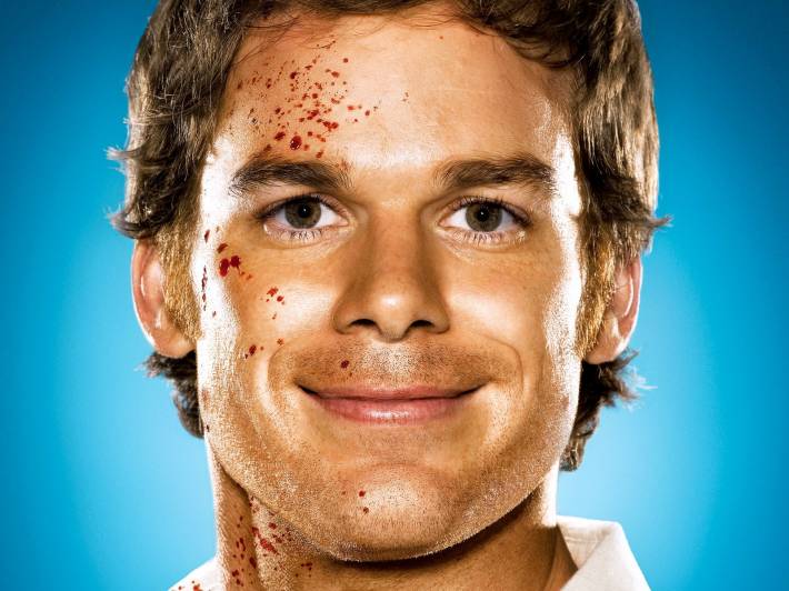 dexter, декстер, глаза, кровь