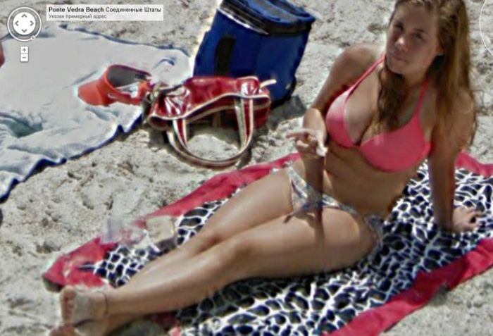 Пляжные фото Google Street View