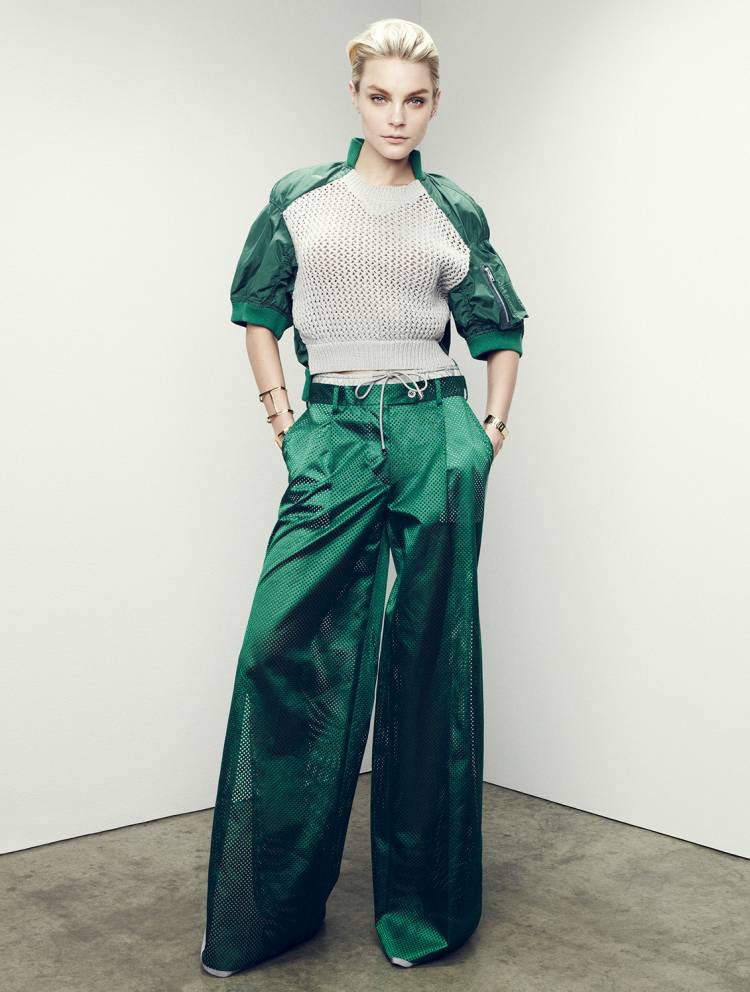 Джессика Стэм (Jessica Stam) в фотосессии Виктора Демаршелье