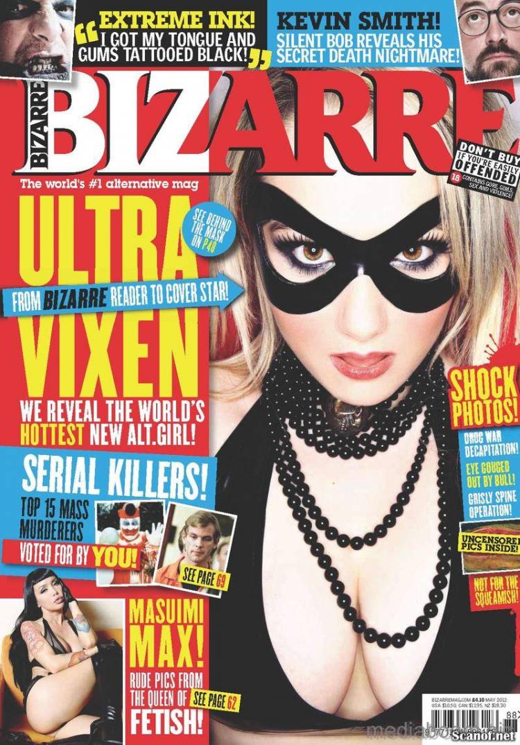 Голая звезда Poppy Thron - Bizarre May 2012  UK
