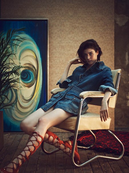 Manon Leloup by Serge Leblon for Vogue Turkey March