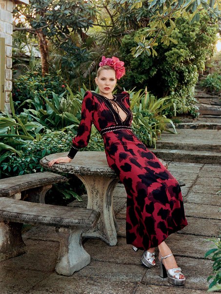 Kate Moss and Jamie Hince by Venetia Scott for US Vogue