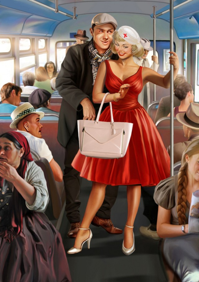 Искусство Pin-Up российских звезд