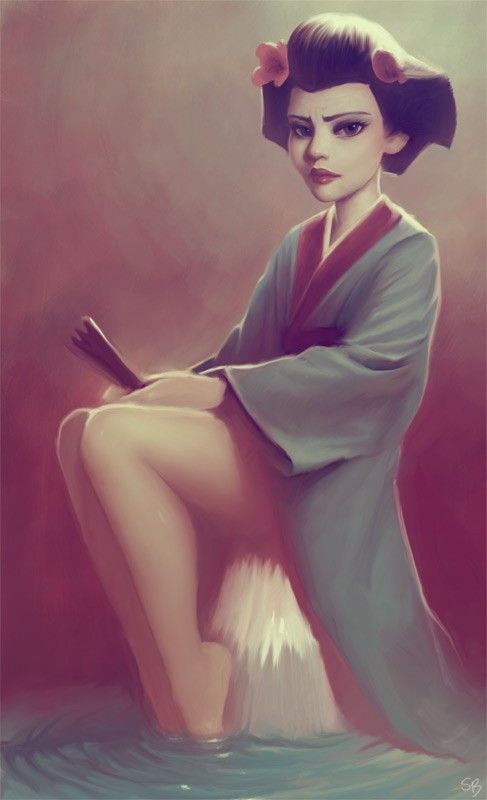 Рисованые девушки