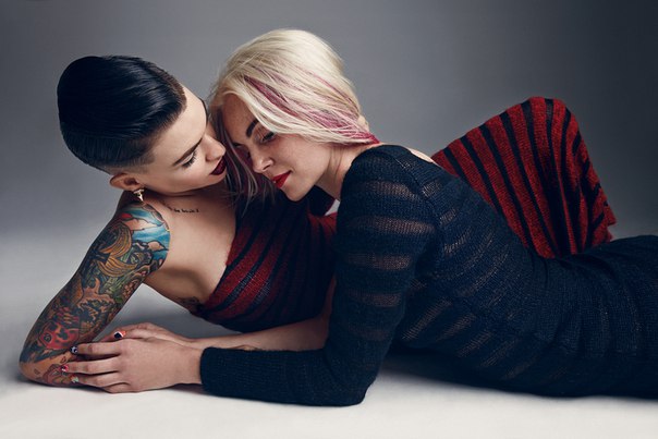 Руби Роуз (Ruby Rose) и Фиби Даль (Phoebe Dahl) в журнале Diva Великобритания
