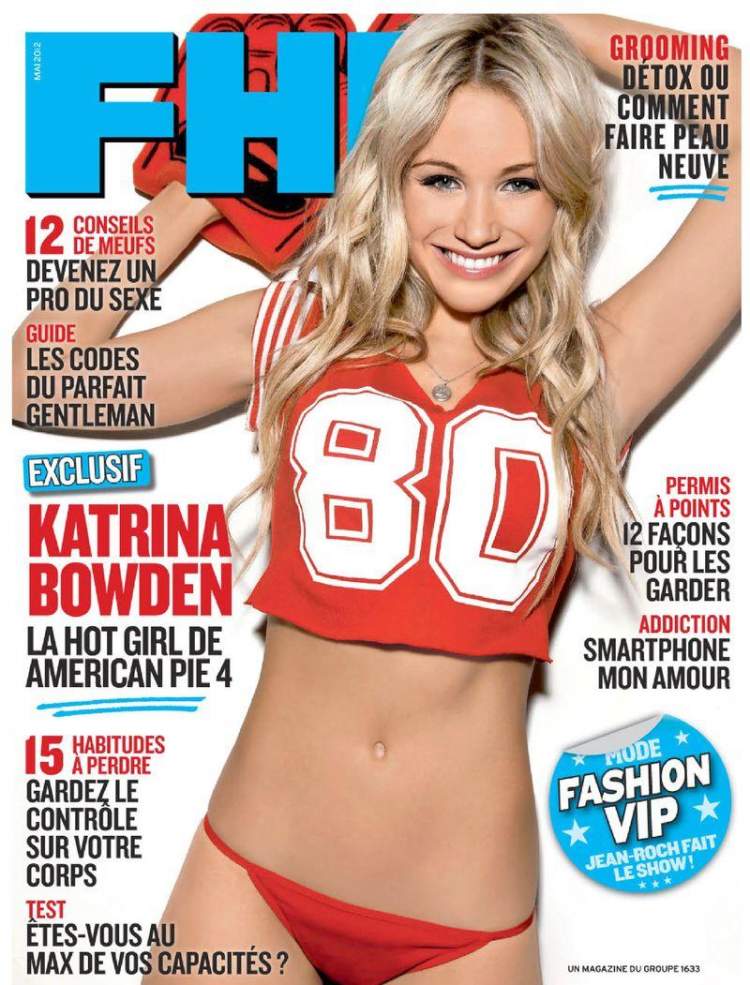 Откровенная Katrina Bowden - FHM May 2012  France
