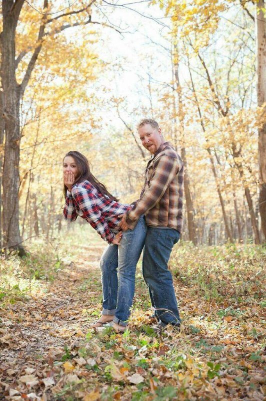 Романтическая обручальная фотосессия озабоченных