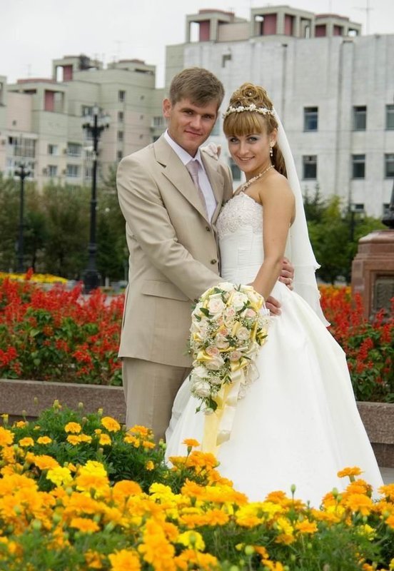 Молодожены выложили свои интим фото