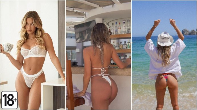 Американская модель Синди Прадо попала в объективы фотографов в горячих кадрах.
