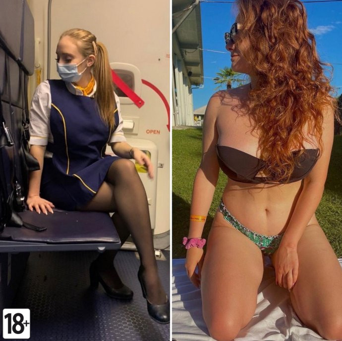 Самые сексуальные стюардессы ( 42 фото )