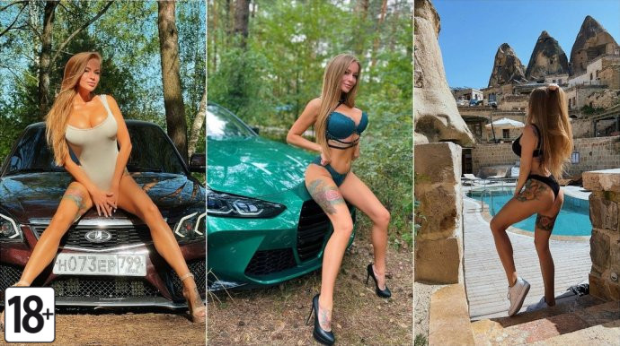 Модель и автоблогер Софья Темникова на горячих фотографиях