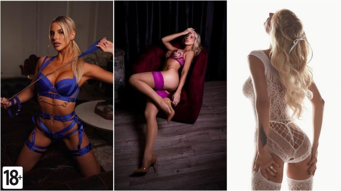 Актриса Бренна Блэк на горячих снимках.